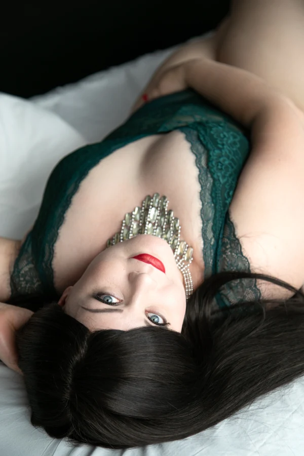 Boudoir kuvaus studiolla